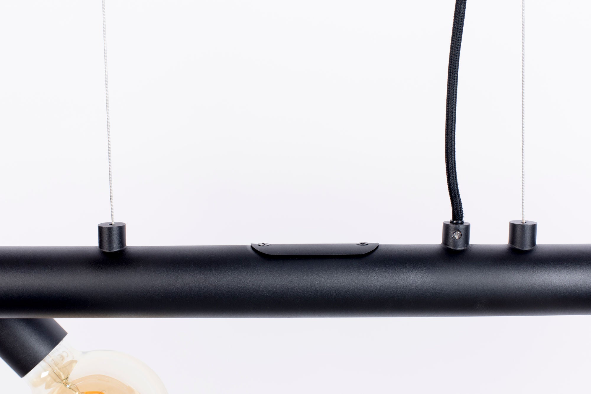 Zuiver Hawk Black Iron Wide Pendant Lamp